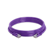 Safenet 34-3011PR 1 Meter Cat6 LSZH UTP Patch Cord Purple