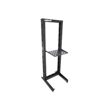 Safenet 32U 2-Post Open Frame Floor Standing Rack