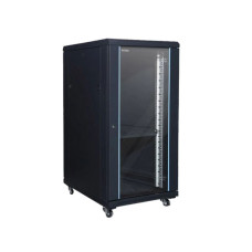 Toten 22U 600x800 Standing floor server cabinet with toughened glass front door and vanted plate rear door
